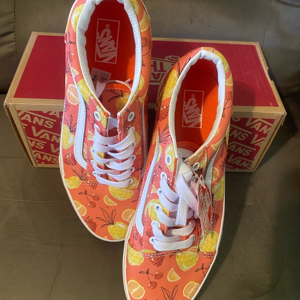Vans Kids Citrus Print Sneakers